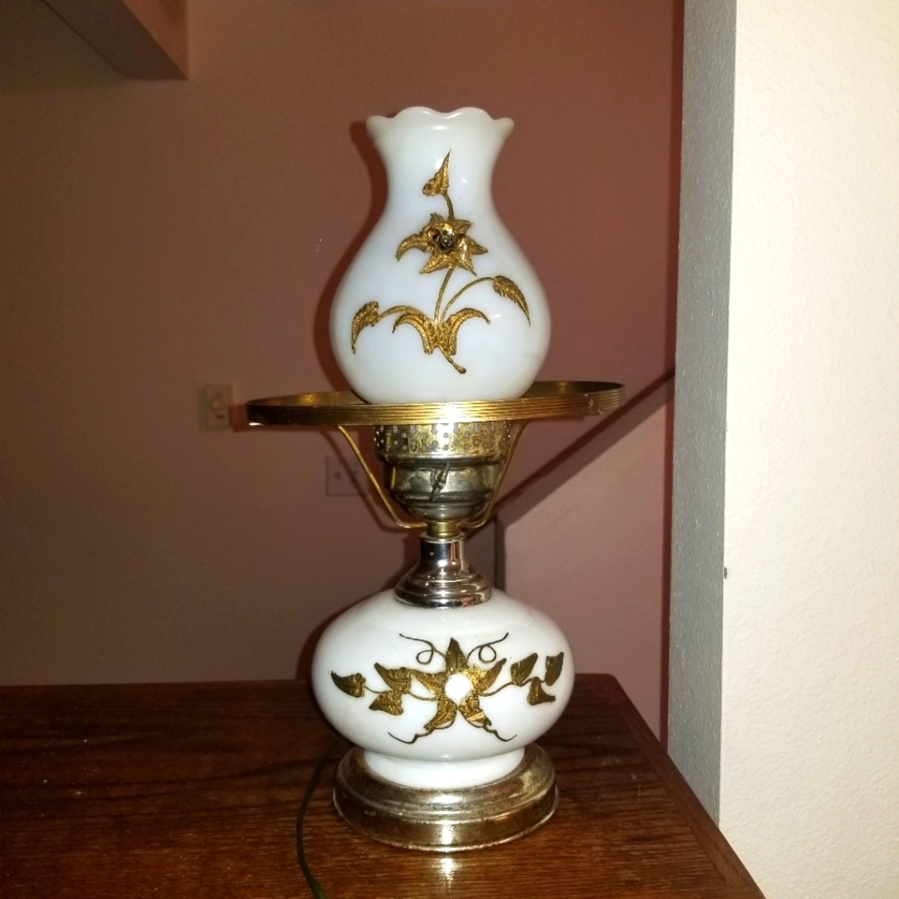 COPY ๐บ๐ฆ Vintage Antique Gone With Wind Working Lamp Antique